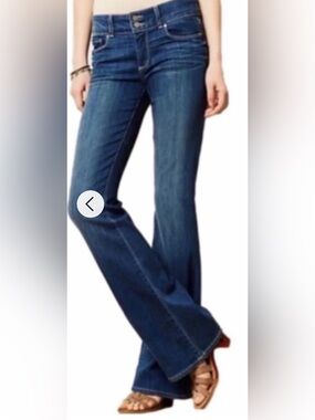 PAIGE Hidden Hills Flared Boot Cut Jeans